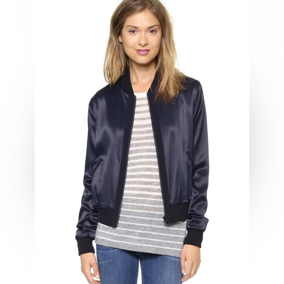 Vince Bomber jacket in color called Coastal. - Picture 1 of 7